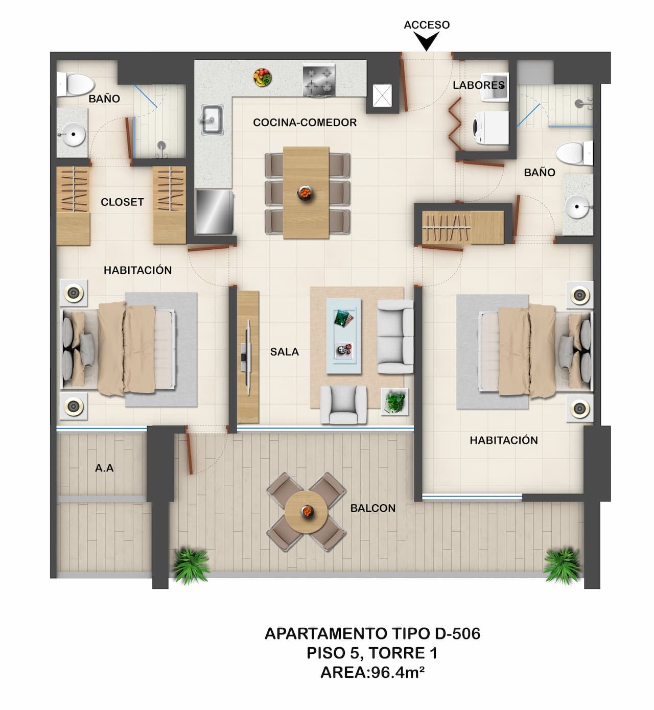apartamento tipo d-506_piso 5_torre 1
